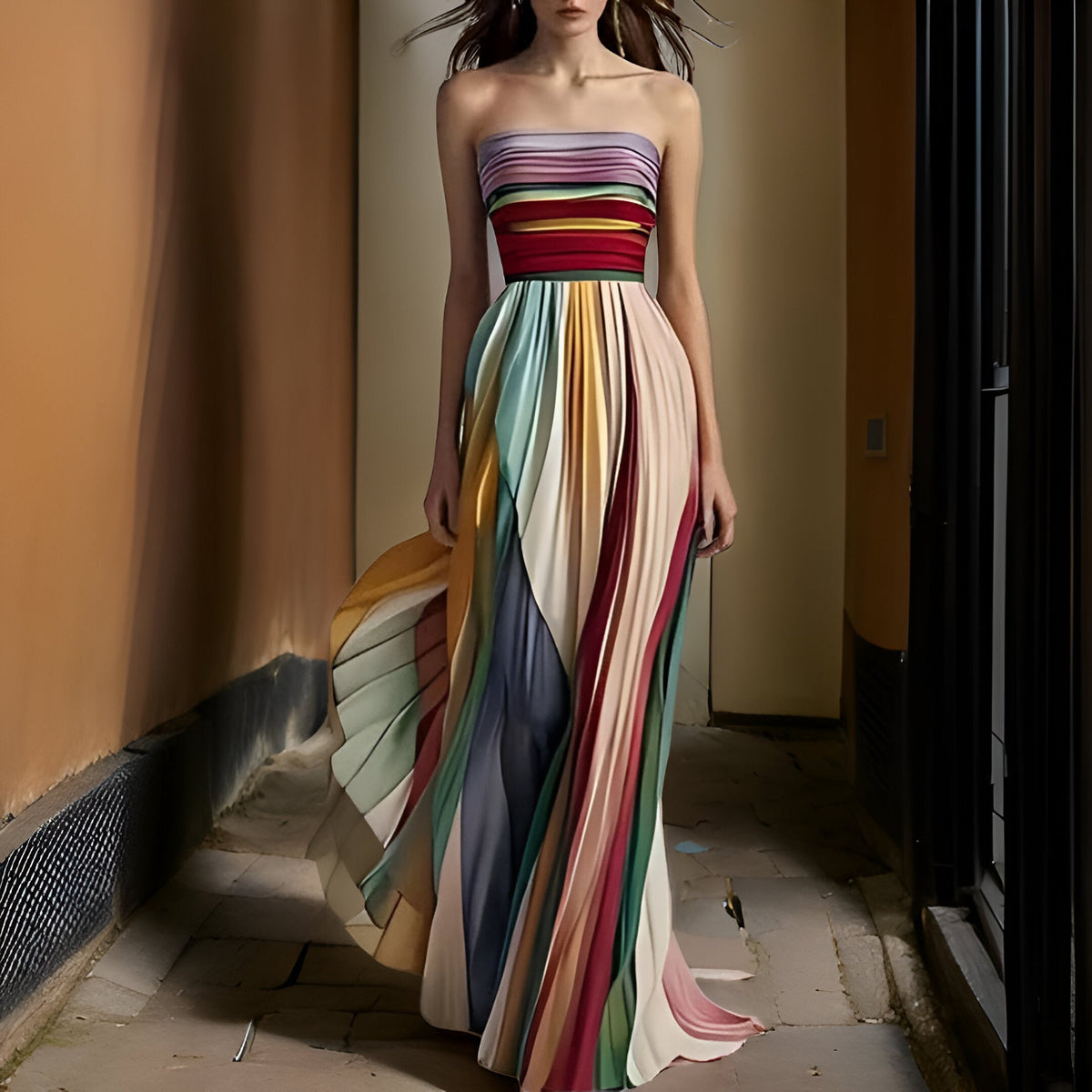 Cadiz Relaxed Long Maxi Dress for Women