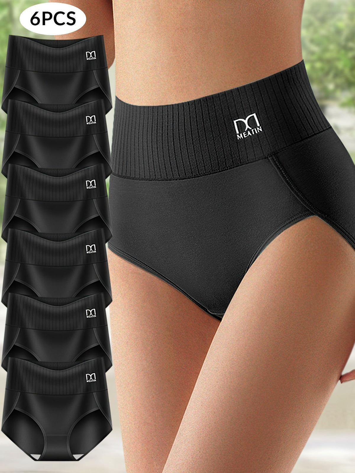 Ojai High-Waist Shaping Stretch Briefs (6-Pack)