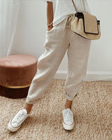 Breathable Moisture-Wicking Drawstring Pants for Women