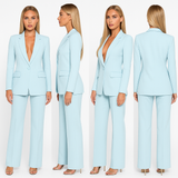 Coronado Tailored Two-Piece Blazer and Pants Suit