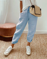 Breathable Moisture-Wicking Drawstring Pants for Women
