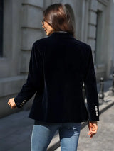 Beacon Hill Velvet Peak Lapel Blazer