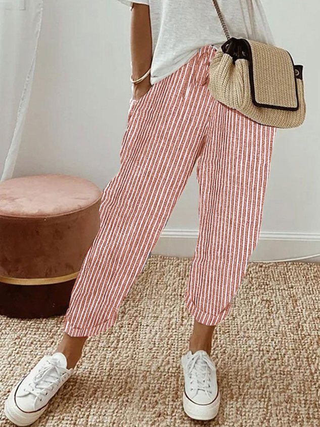 Breathable Moisture-Wicking Drawstring Pants for Women