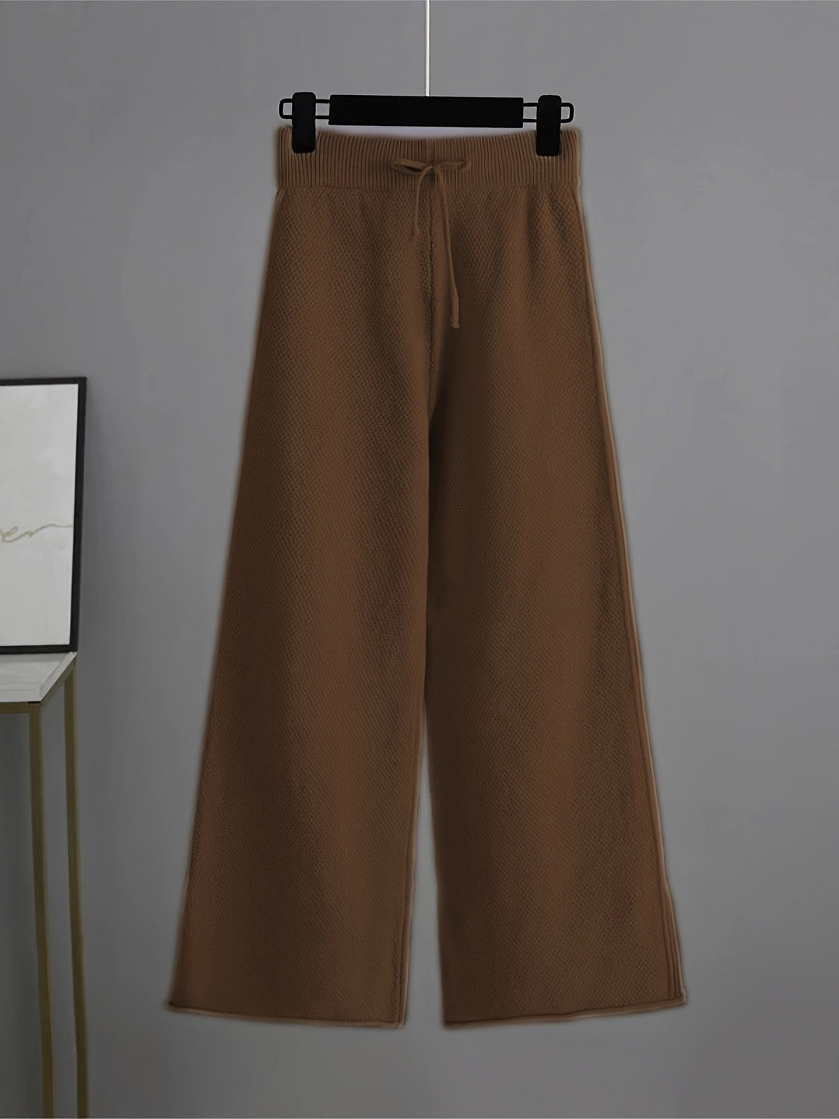 Stowe Ribbed Knit Sweater and Wide-Leg Pant Set