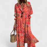 Sea Island Boho Patterned Dress