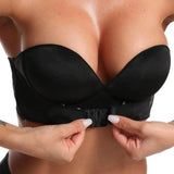 Seamless Strapless Push-Up Bra for Women