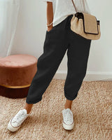 Breathable Moisture-Wicking Drawstring Pants for Women