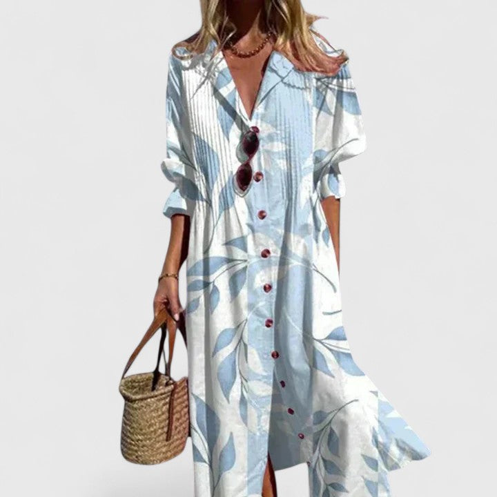 Sea Island Boho Patterned Dress