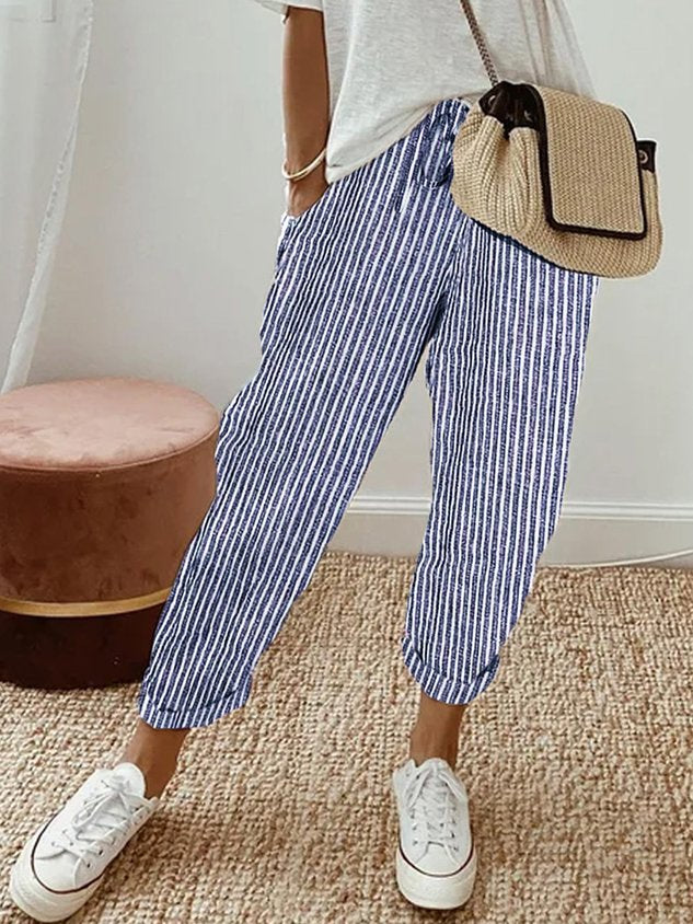 Breathable Moisture-Wicking Drawstring Pants for Women