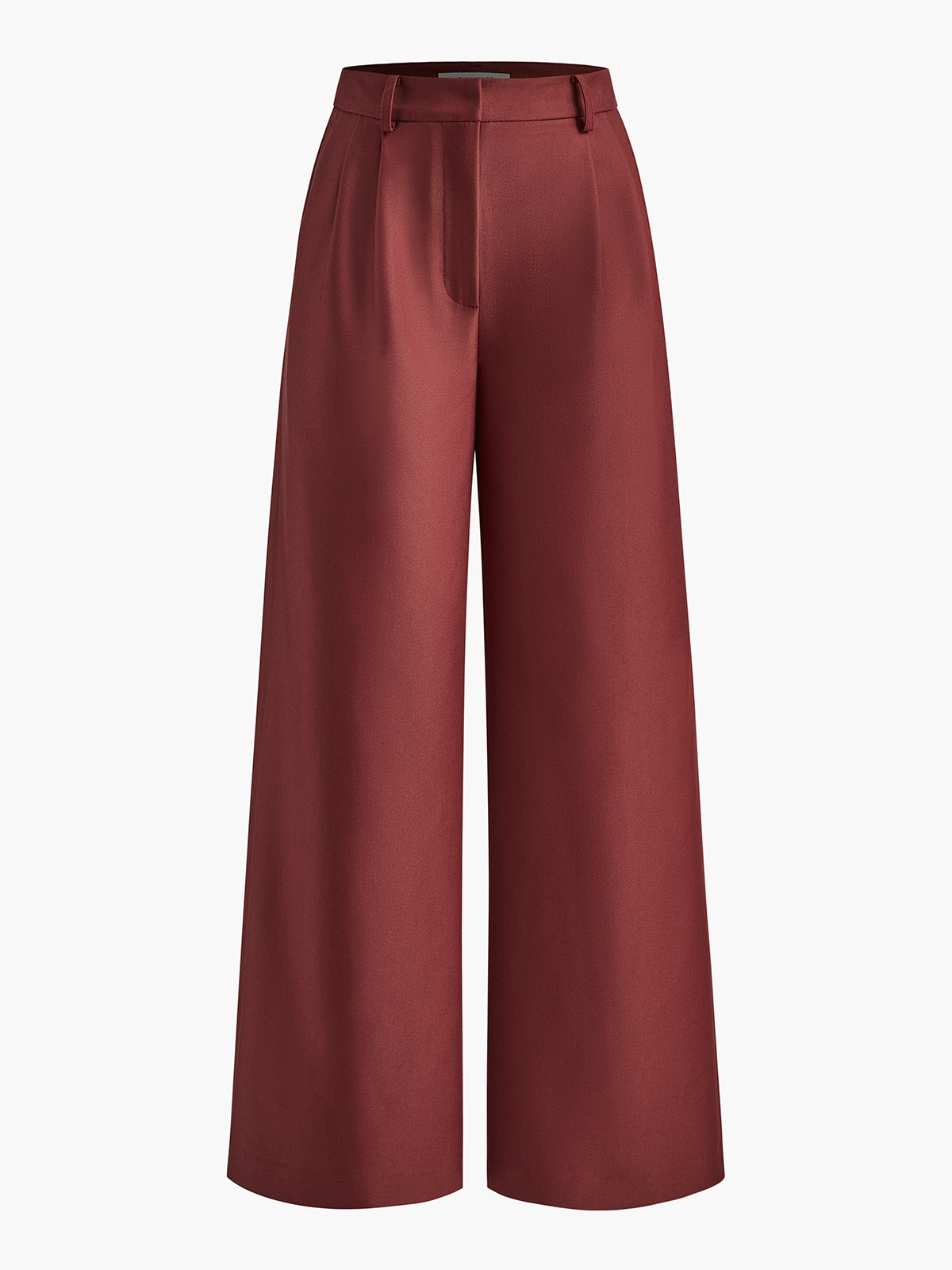 Destin Wide-Leg High-Waist Belted Pants