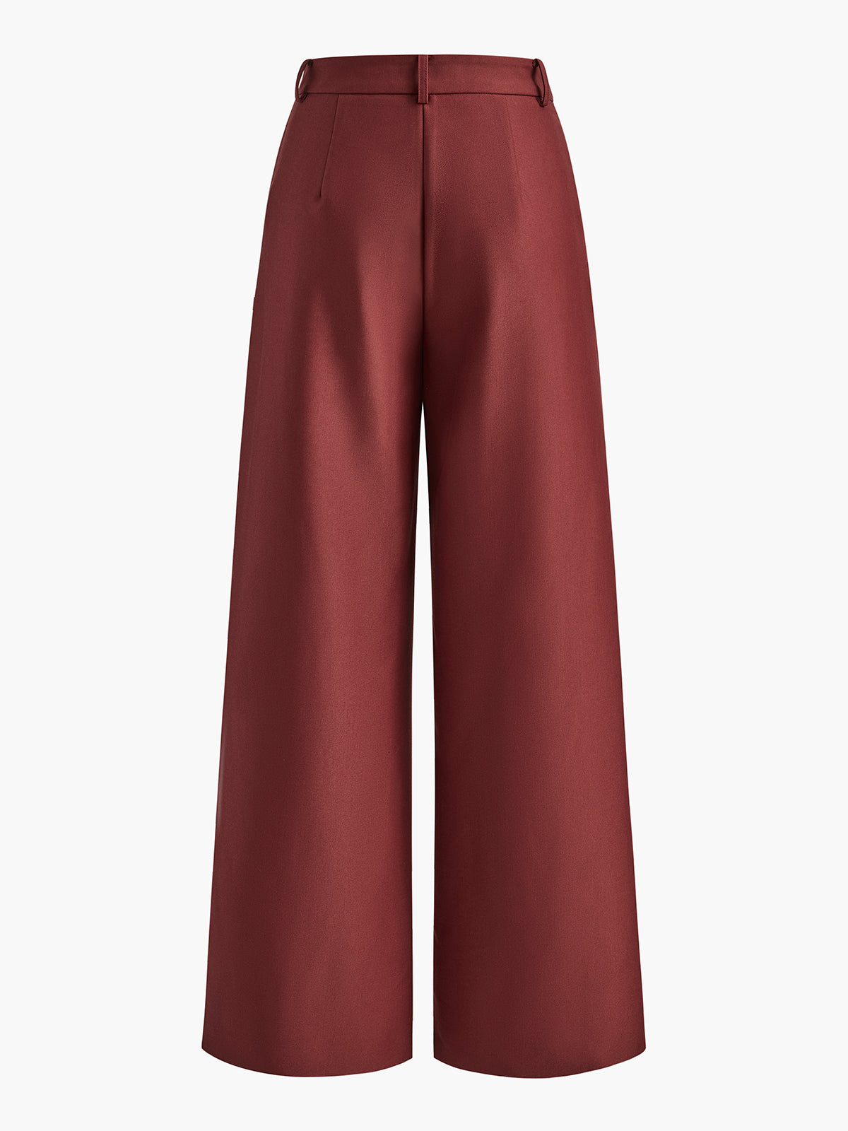 Destin Wide-Leg High-Waist Belted Pants