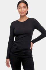Crew Neck Long Sleeve Maternity Top