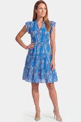 Floral Chiffon A-Line Maternity Mini Dress