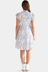 Floral Chiffon A-Line Maternity Mini Dress