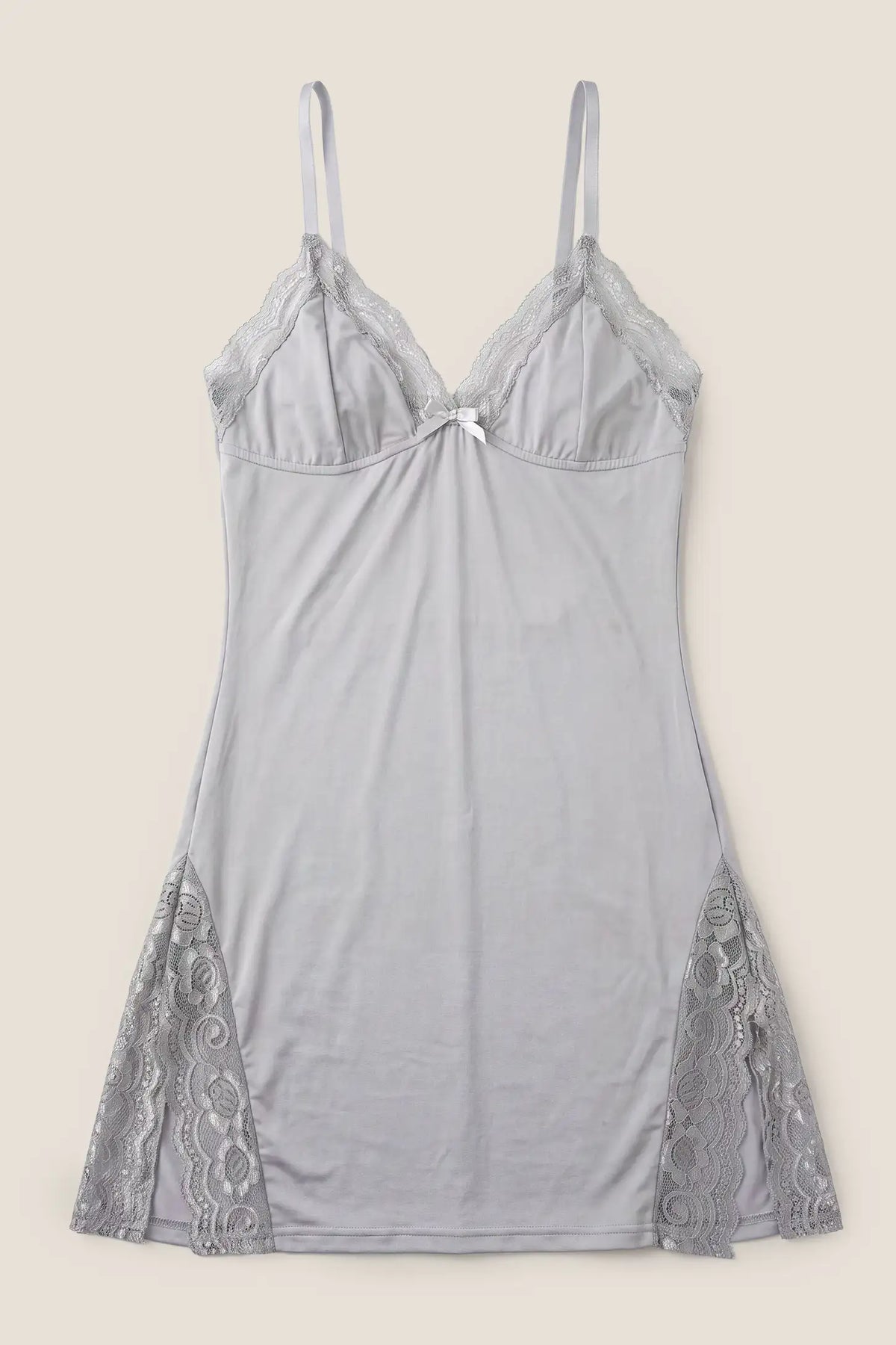 Lark Lace Maternity Nightdress with Side Slit