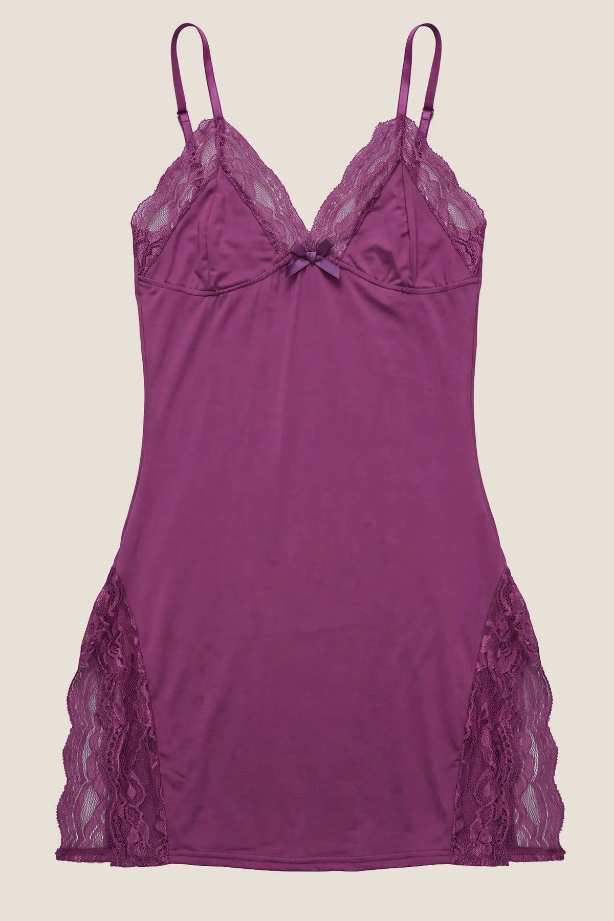 Lark Lace Maternity Nightdress with Side Slit
