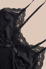 Lark Lace Maternity Nightdress with Side Slit