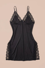 Lark Lace Maternity Nightdress with Side Slit