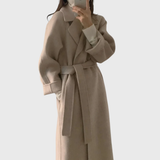 Belgravia Women's Long Belted Wool-Blend Coat