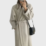 Belgravia Women's Long Belted Wool-Blend Coat