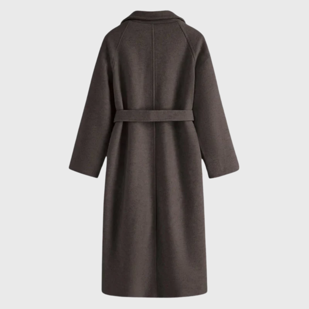 Belgravia Women's Long Belted Wool-Blend Coat