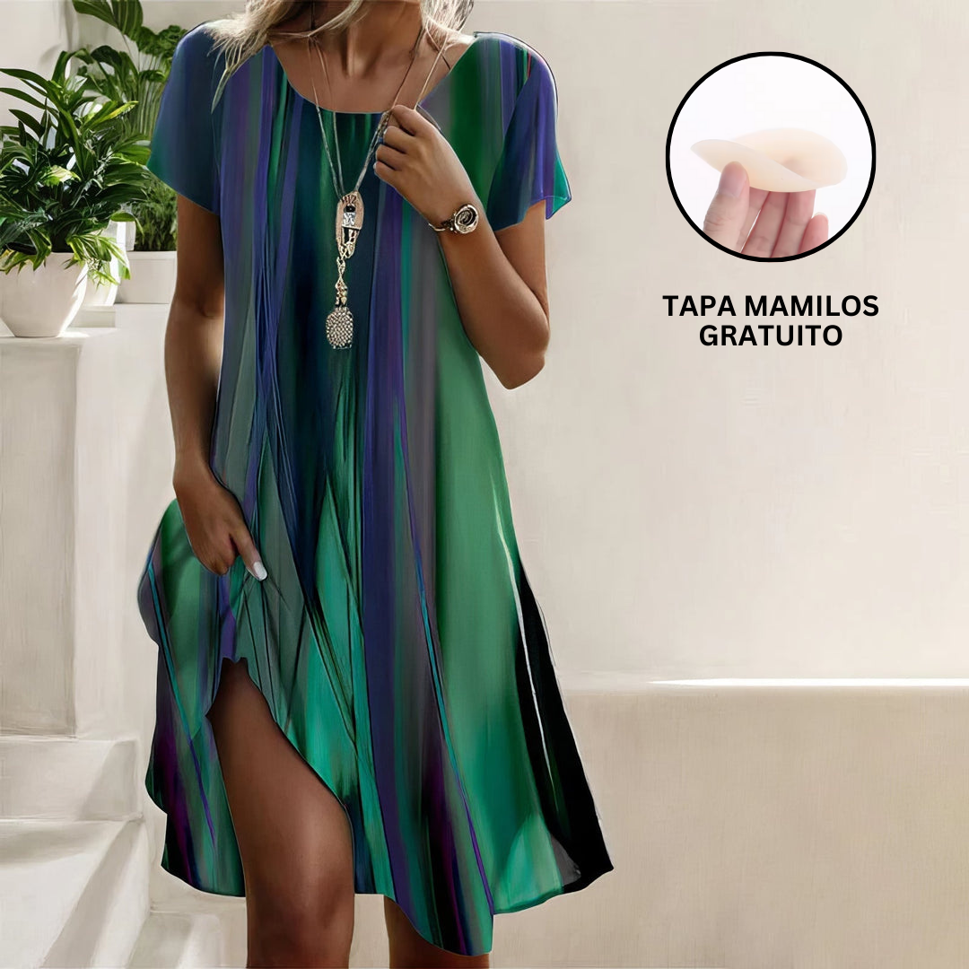 Lagos Boho Ombre Midi Dress