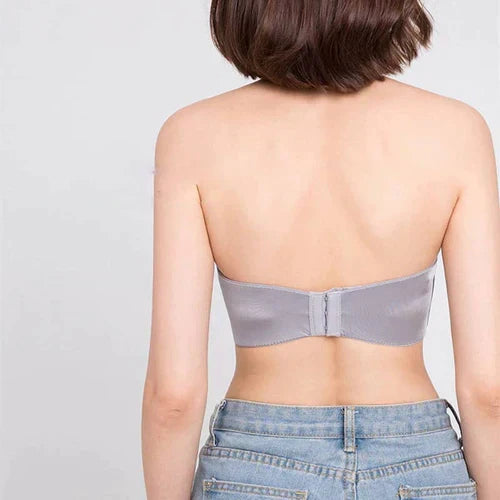 Seamless Strapless Push-Up Bra for Women