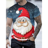 Men's Santa Graphic Print Christmas Shirt