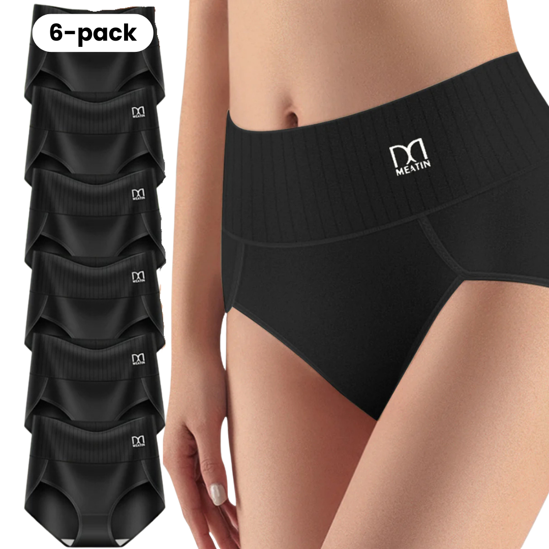 Ojai High-Waist Shaping Stretch Briefs (6-Pack)