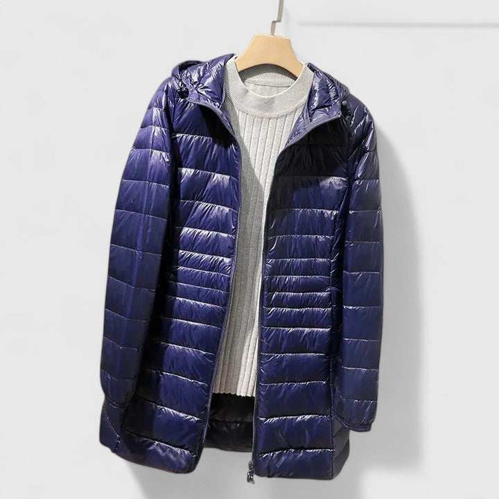 Seattle Women's Hooded Lightweight Puffer Jacket