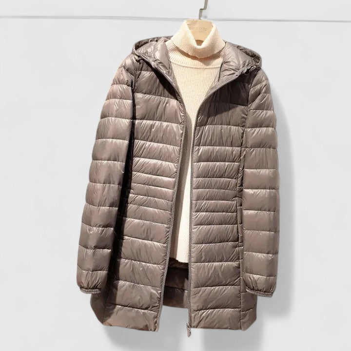 Seattle Women's Hooded Lightweight Puffer Jacket