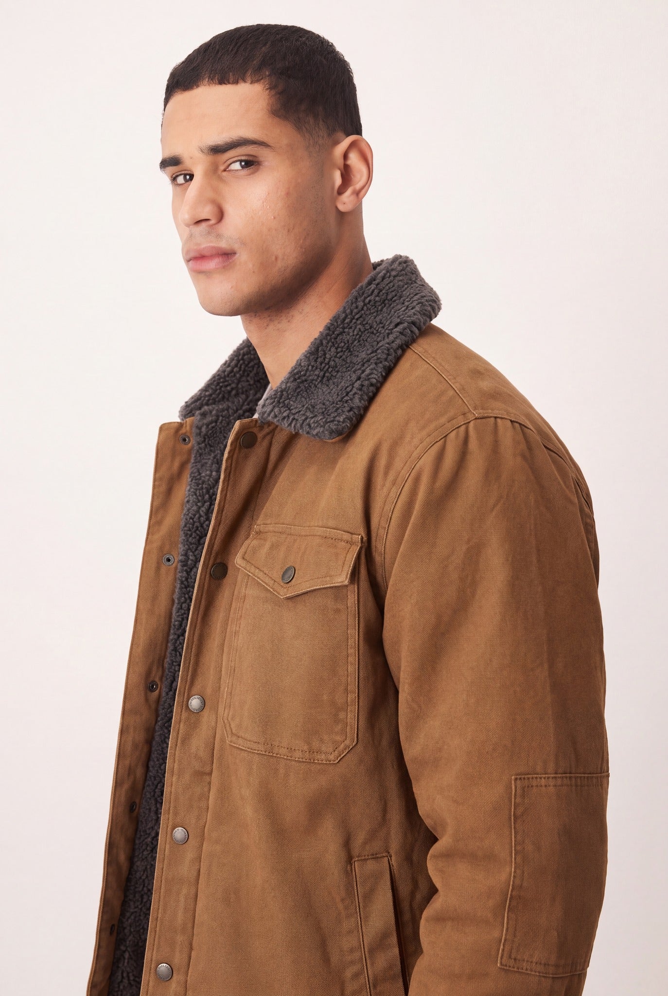 Ethan | Classic Warm Sherpa-Lined Men's Winter Jacket