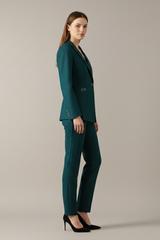 Sedona One-Button Blazer and Straight Pants Set