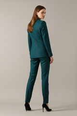 Sedona One-Button Blazer and Straight Pants Set