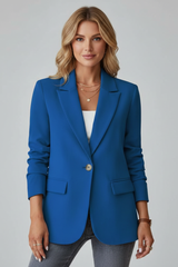 Sonoma Single-Button Notched Lapel Blazer for Women