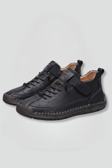 Newport Leather Slip-On Sneakers with Elastic Panels