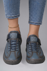 Newport Leather Slip-On Sneakers with Elastic Panels