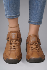 Newport Leather Slip-On Sneakers with Elastic Panels