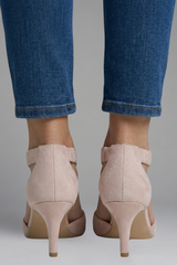 Riviera Peep-Toe Orthopedic Mid Heels for Women