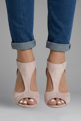 Riviera Peep-Toe Orthopedic Mid Heels for Women