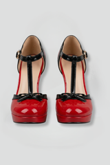 Tribeca Orthopedic T-Strap Platform Heels for Women