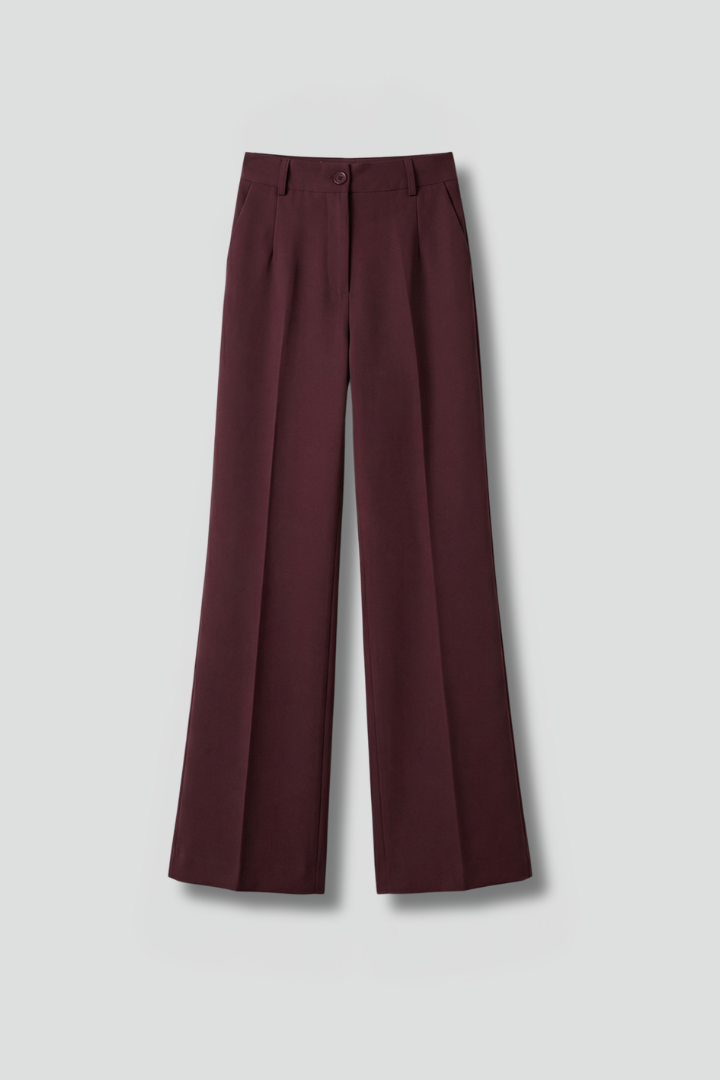 Portland High-Waisted Straight Leg Pull-On Pants
