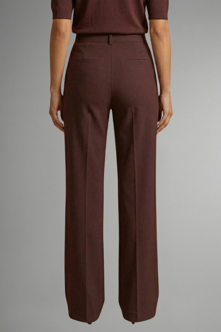 Portland High-Waisted Straight Leg Pull-On Pants