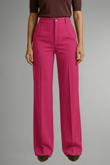Portland High-Waisted Straight Leg Pull-On Pants