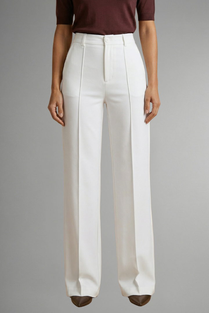 Portland High-Waisted Straight Leg Pull-On Pants