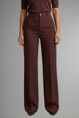 Portland High-Waisted Straight Leg Pull-On Pants