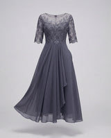 Meadow Embroidered Tiered Midi Dress with 3/4 Sleeves