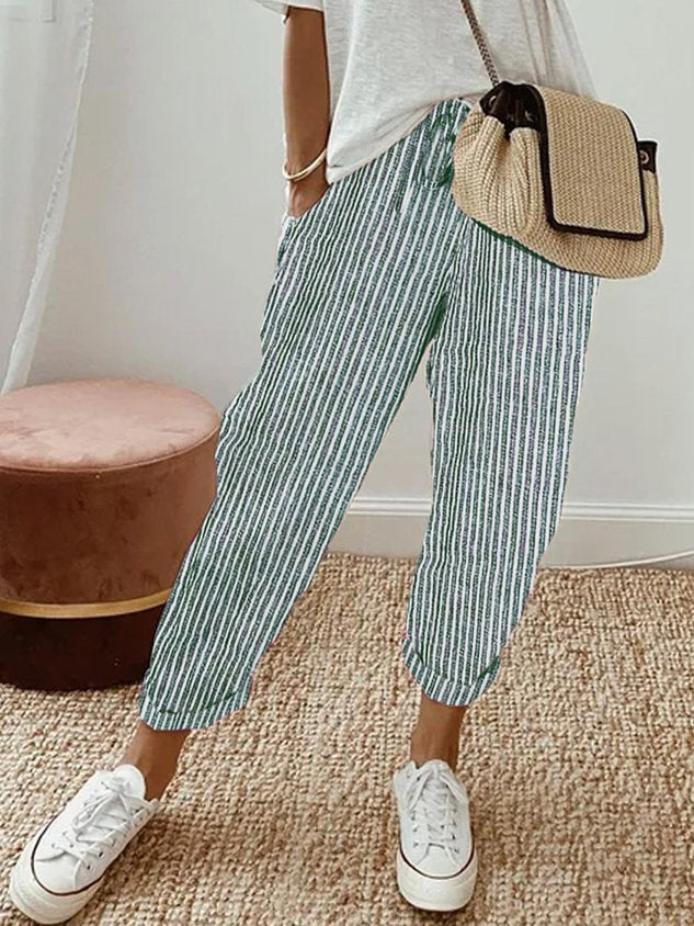 Breathable Moisture-Wicking Drawstring Pants for Women
