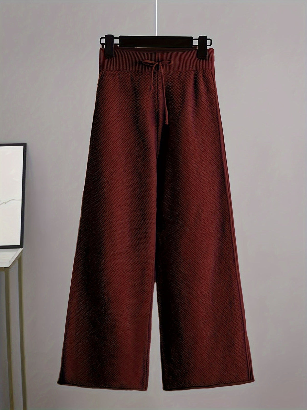 Stowe Ribbed Knit Sweater and Wide-Leg Pant Set