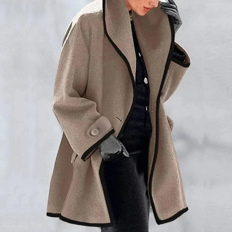 Toledo Tie-Front Button Trench Coat for Women